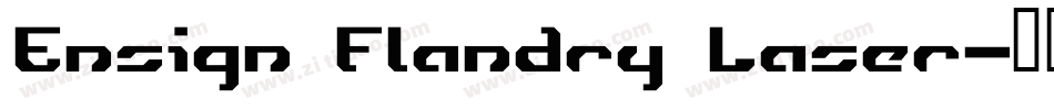 Ensign Flandry Laser字体转换